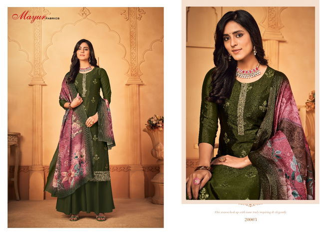 Farnaz Mayur Function Wear Wholesale Designer Chinon Dress Material Catalog